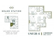 2B-6 | 847 Square Foot Two Bedroom Two Bath