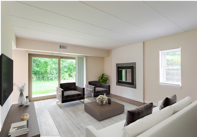 1BR+Den Living Room