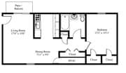 1BR/1BA
