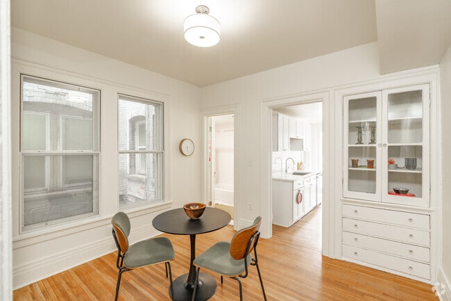 2BR, 1BA - 800SF - Dining Room - The Pembroke