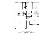 Live with more room to relax. The Concorde offers a spacious two-bedroom, two-bath cottage floor plan with a bonus flex space and attached two-car garage.