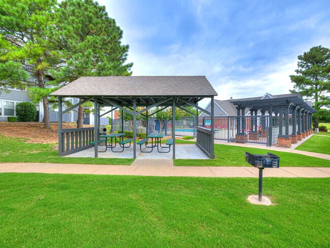 pergola and grill