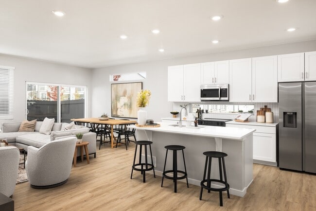 Undermount sinks in kitchen & bath at The Fillmore. - The Fillmore at Copperleaf