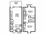 2BR/1.5BA