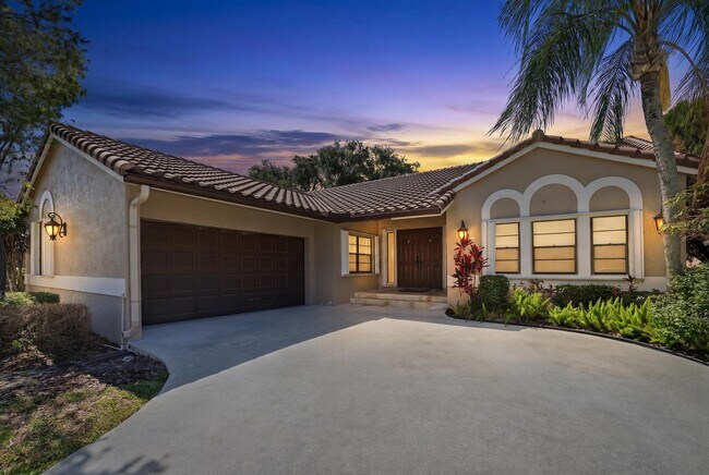Front of house with 2-car garage