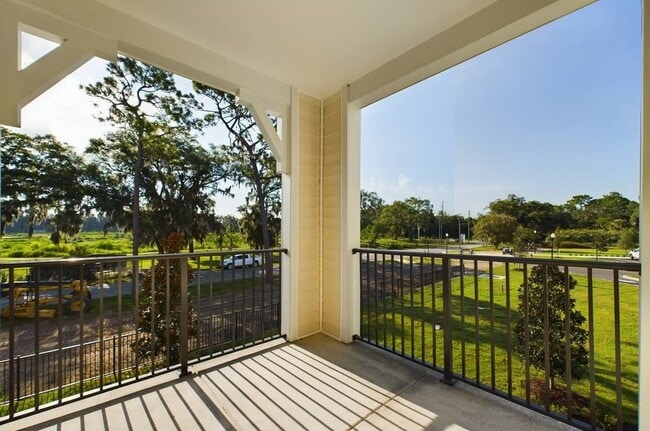Enjoy nature from your covered balcony