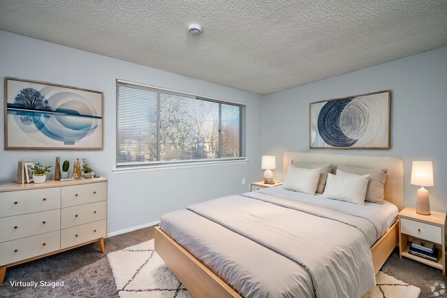 Dormitorio, 2 habitaciones, 1,5 baños - Crescent Gardens