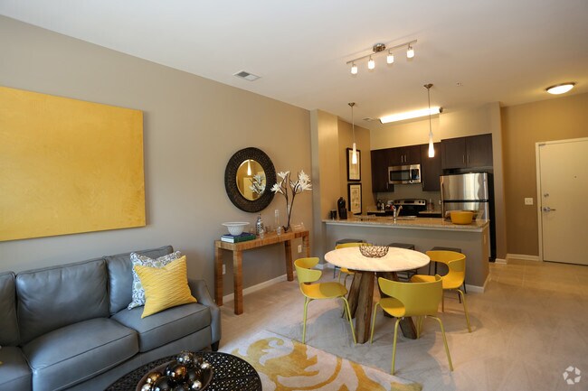 1 Bedroom 737 SF-Living/Dining Area