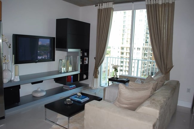 living rrom - 3180 Coral Way Unit 707