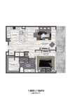 A13 floor plan The Braden on Fifth