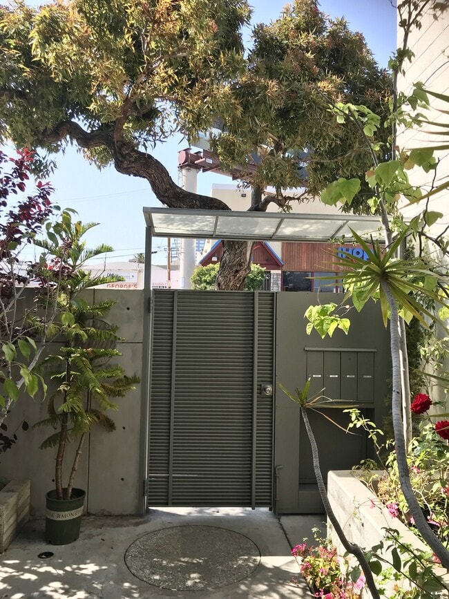 Front Steel Gate Entrance/Exit to street - 12114 Ohio Ave