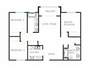 3 bedroom / 2 bath