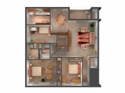 3 Bedroom Floor Plan