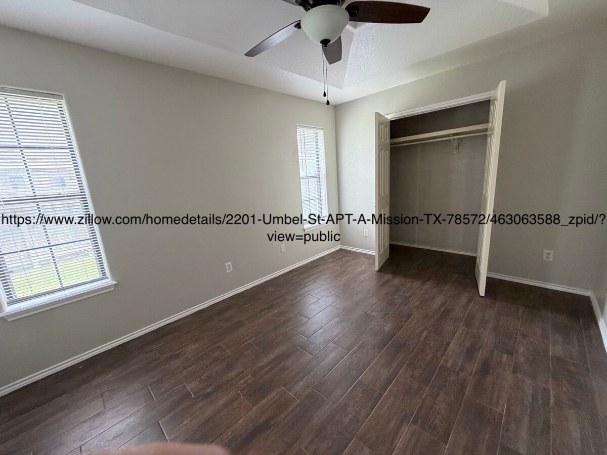 2nd bedroom closet - 2201 Umbel St Unidad A
