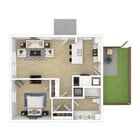 1 Bedroom Duplex