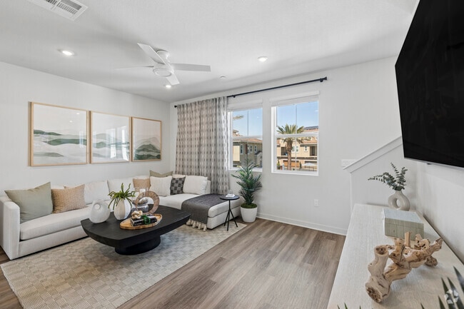 Plan 2A - 3BR, 2.5BA - 1,388SF - Living Room