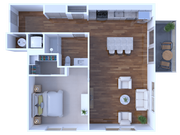 Unit C5 1b:1b 781sqft