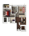Floor Plan C1 | 50Twenty | Apartments in Madison, WI