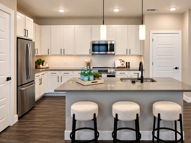 Oversized Kitchen Island with Seating area