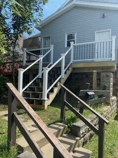 private entrance door on left is storage, door on right is apartment - 1718 2nd Ave Unit Rear