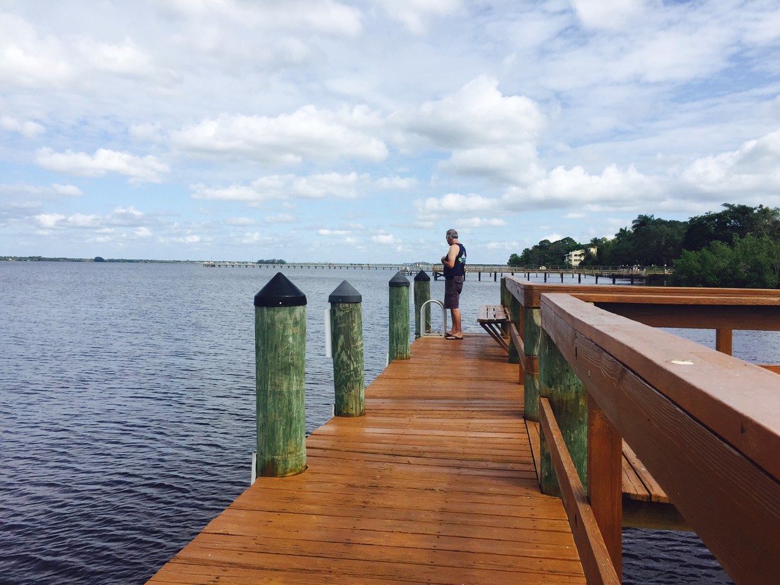 Fishing pier - 3225 E Riverside Dr (Fort Myers, FL)