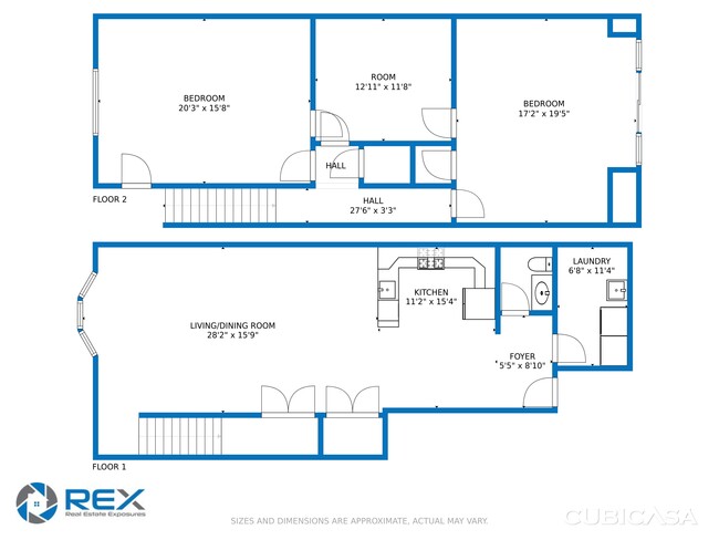 2-D Floor Plan - 836 Park Ave Unit #D - Penthouse