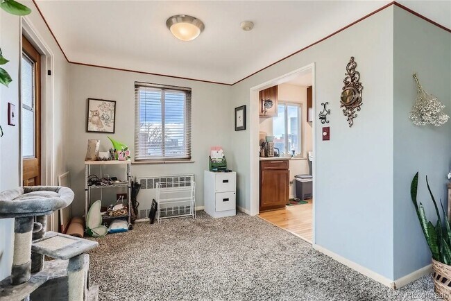 Living Room w West and South facing walls, lots of light. - 1175 Emerson St #302 Unit 302