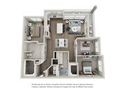 C3: 2 bed 2bath