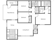 3BR/2BA