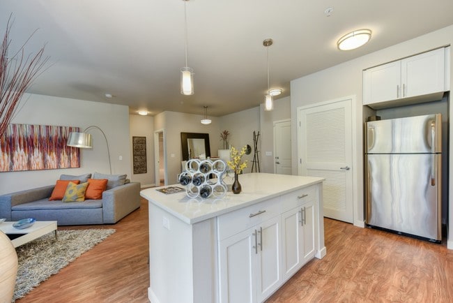 Kitchen with Refrigerator