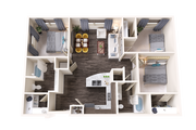 Three Bedroom Apartment at Terra Apartments