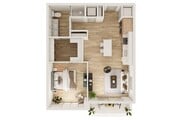 1 BR 1 Bath
