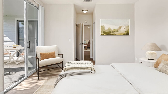 Bedroom with Hard Surface Flooring
