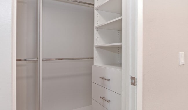 Updated closets makes it easy to organize your clothes