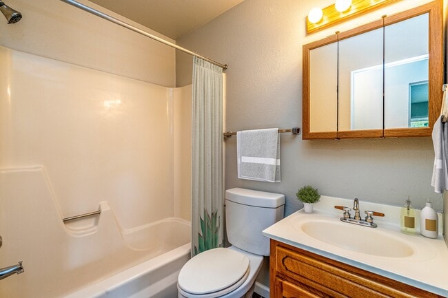 Updated Apartments Featuring Carpeted Bedrooms, Neutral Paint Schemes, Granite Style Countertops, Hardwood Style Floors, Shaker Style Cabinets, Matching Black Appliances, Spacious Closets