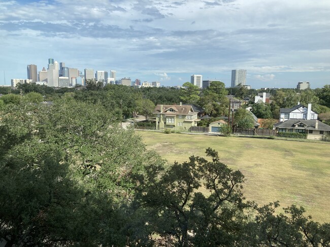 View of Houston from Apartment 501 - 3614 Montrose Blvd Condo Unit 501