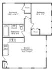 2BR/1BA