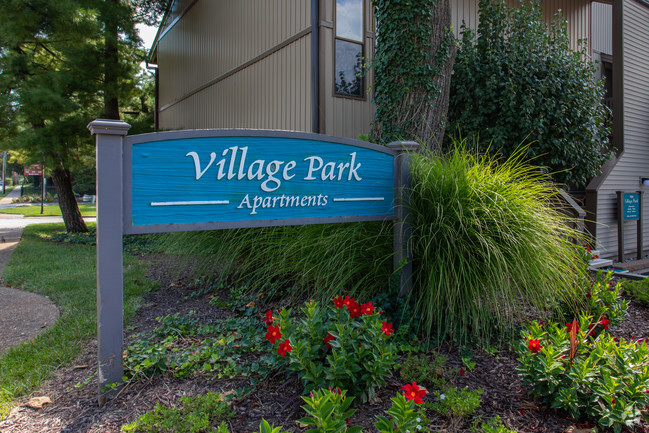 Signage by Leasing Office - Village Park Apartments