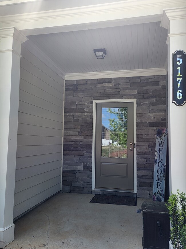 Beautiful Stone Front Door Entrance - 5176 Grace Ct