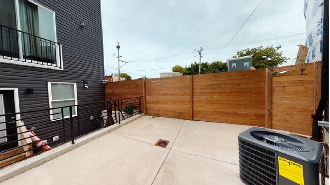 Back Patio - 2409 Ridge Ave Apartments Unit 1