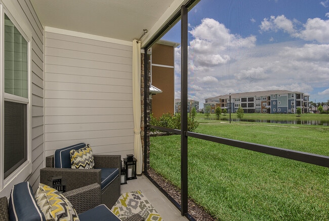 Private screened in patios