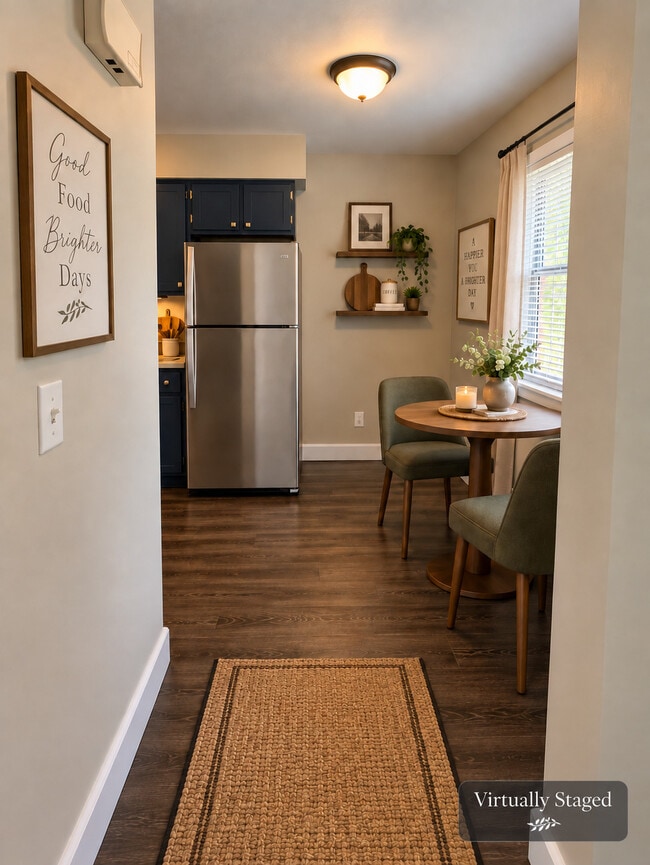 Kitchen Dining Nook - Virtually Staged