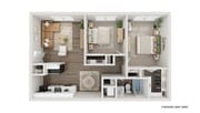 Two Bedroom | One Bathroom