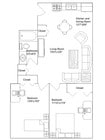 2BR/1BA