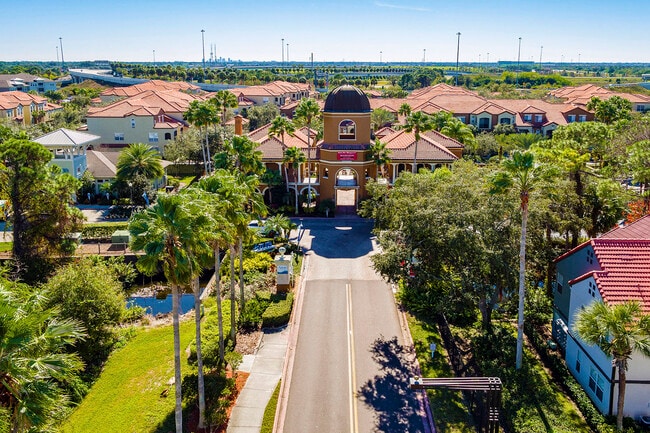 Aerial from street approaching community - Madison Gateway Rental