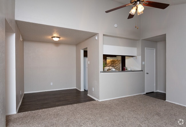2BR,1BA - 826SF B1 - LIVING ROOM/DINING ROOM