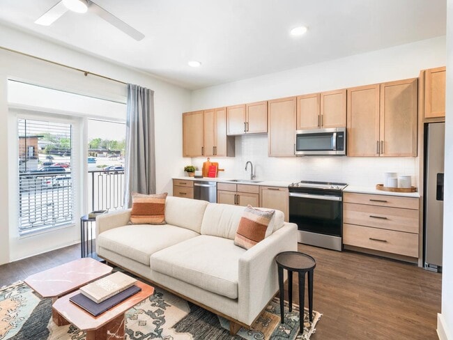Spacious, well-lit apartment homes featuring oversized windows.