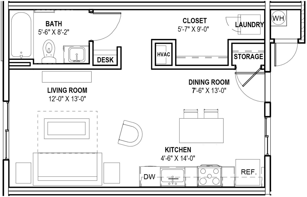 Floor Plan - Studio