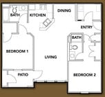 Two Bedroom Small