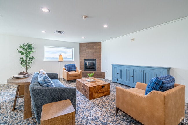 Sala de estar para familiares de residentes